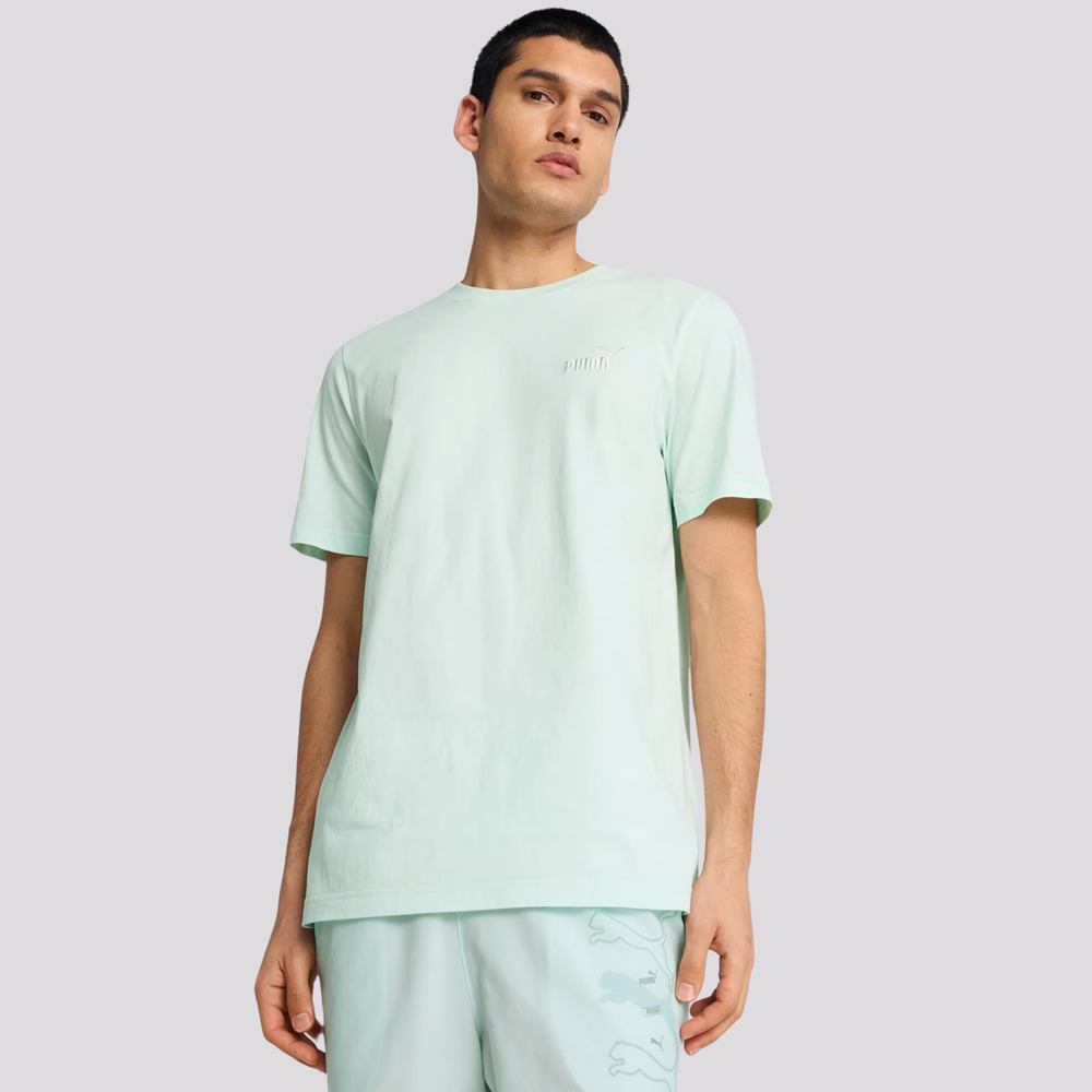 Camiseta Puma ESS Small NO. 1 Logo Verde Claro