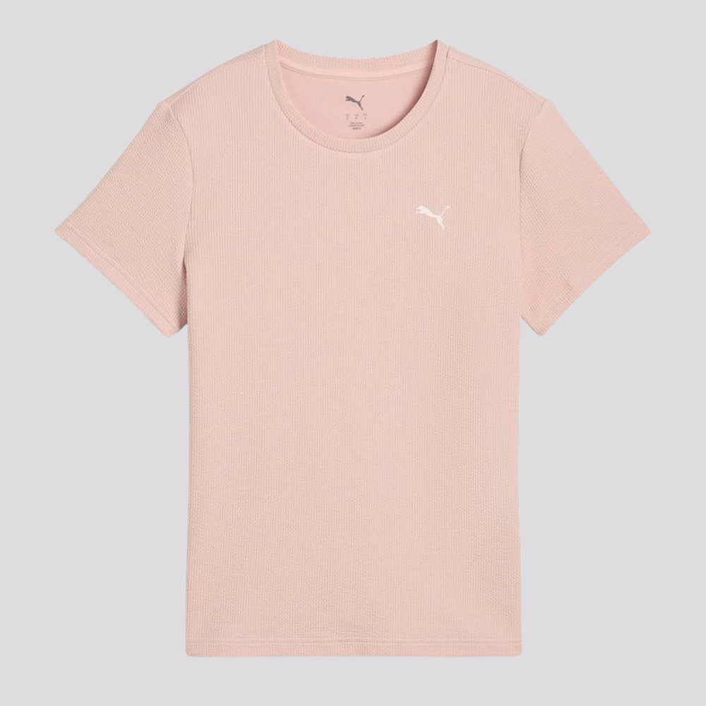 Camiseta Puma Her Feminina Rosa Claro Camiseta Puma Her Feminina Rosa Claro