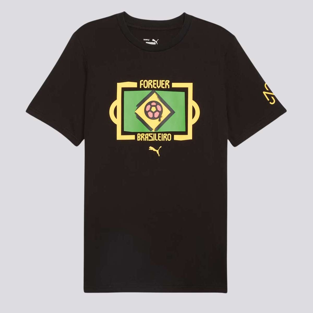 Camiseta Puma Neymar Jr Tee Preta Camiseta Puma Neymar Jr Tee Preta