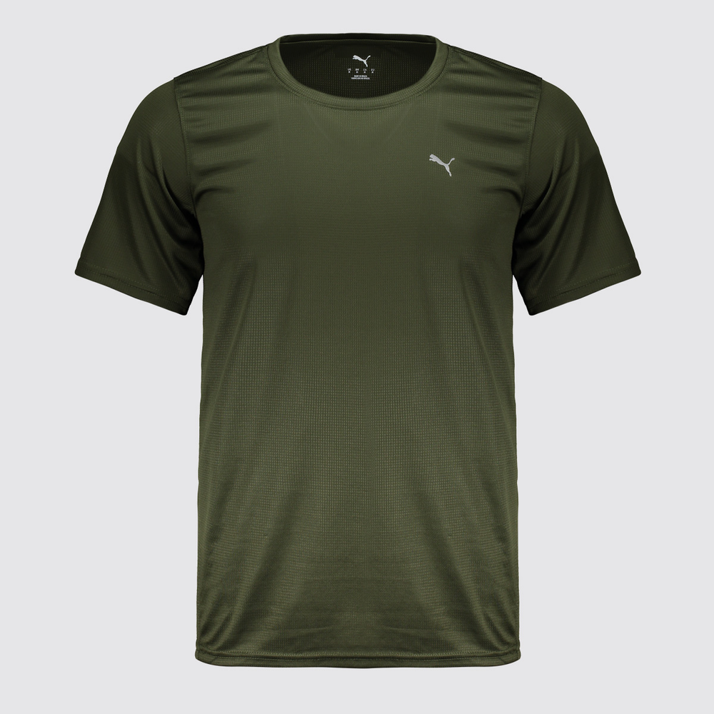 Camiseta Puma Performance SS Verde Escuro Camiseta Puma Performance SS Verde Escuro