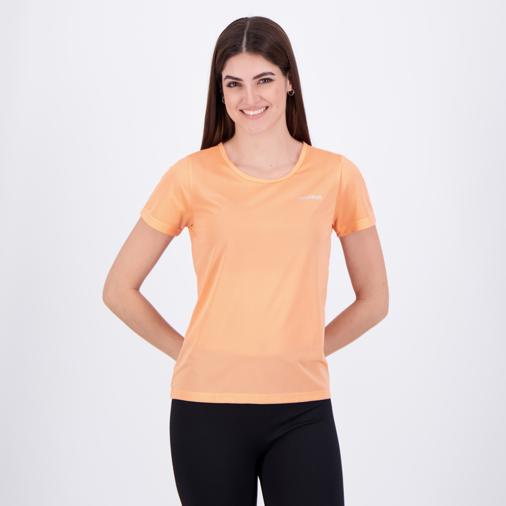 Camiseta Rainha Feminina Laranja Camiseta Rainha Feminina Laranja