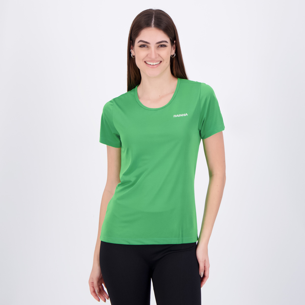 Camiseta Rainha Feminina Verde Camiseta Rainha Feminina Verde
