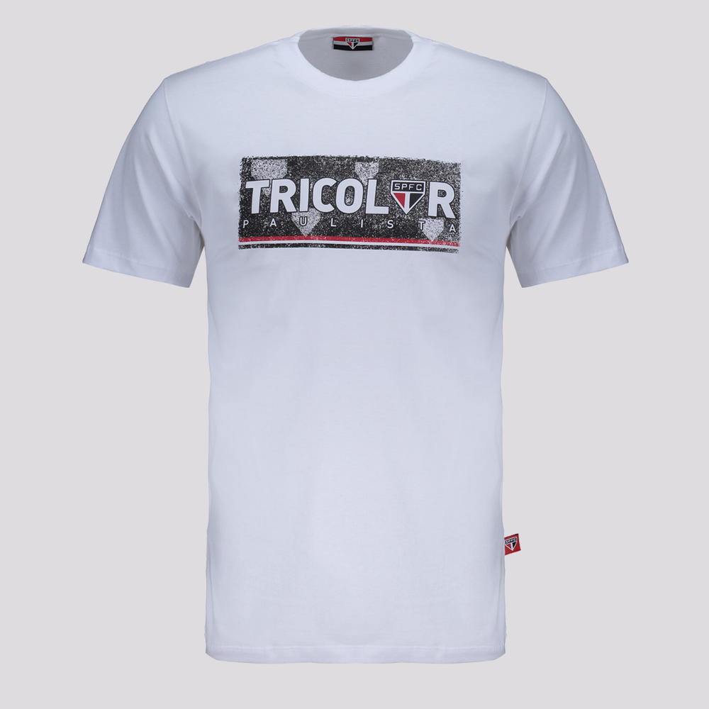 Camiseta São Paulo Clássica Branca Camiseta São Paulo Clássica Branca