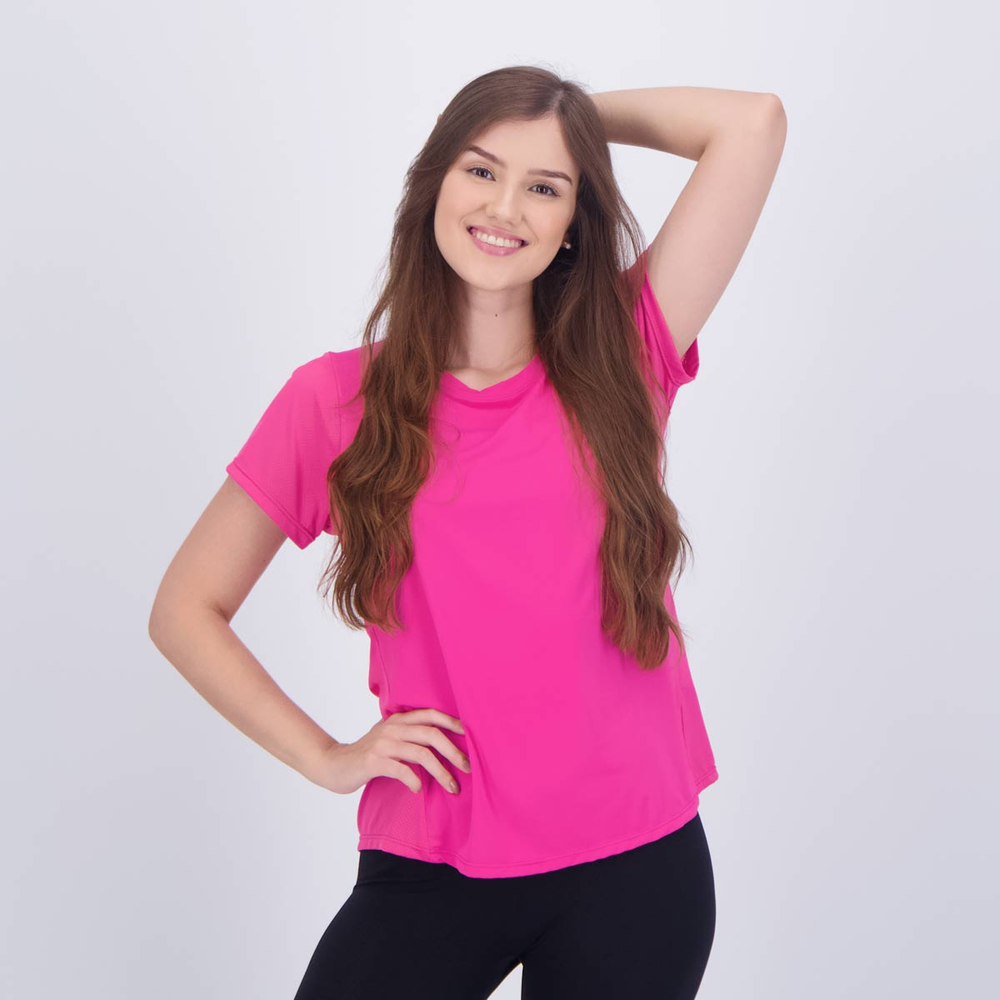 Camiseta Selene Feminina Pink Camiseta Selene Feminina Pink