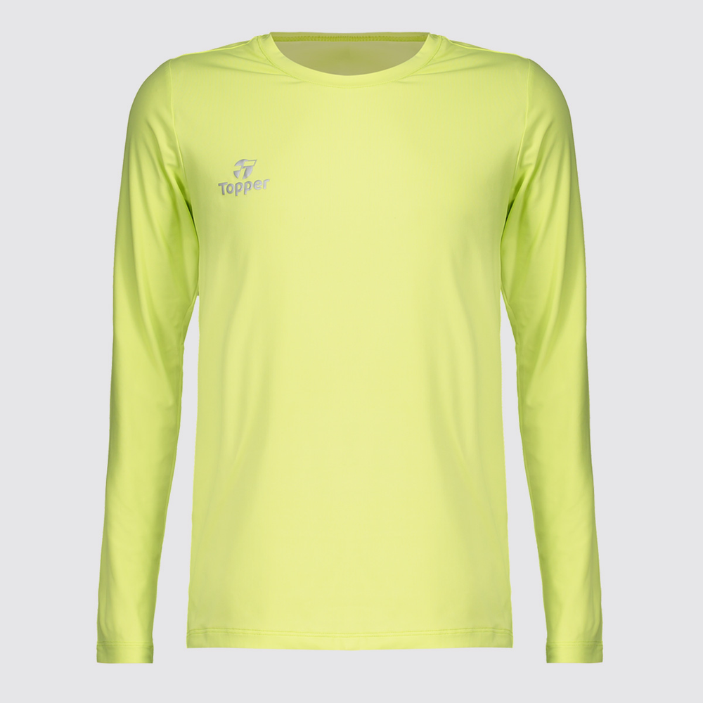 Camiseta Térmica Topper Classic UV50 Manga Longa Juvenil Verde Camiseta Térmica Topper Classic UV50 Manga Longa Juvenil Verde