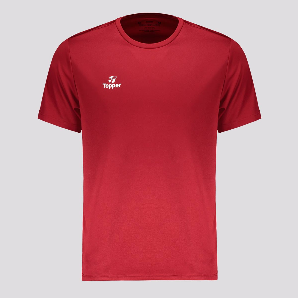 Camiseta Topper Classic Juvenil Vermelha