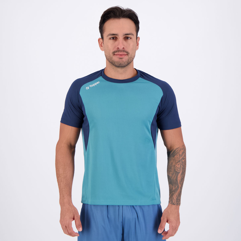 Camiseta Topper Fusion III Azul Camiseta Topper Fusion III Azul