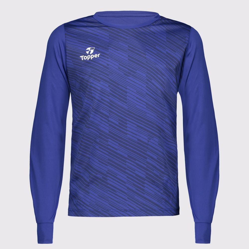 Camiseta Topper Goleiro Classic III Manga Longa Juvenil Azul