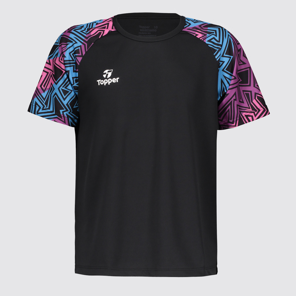 Camiseta Topper Light Juvenil Preta