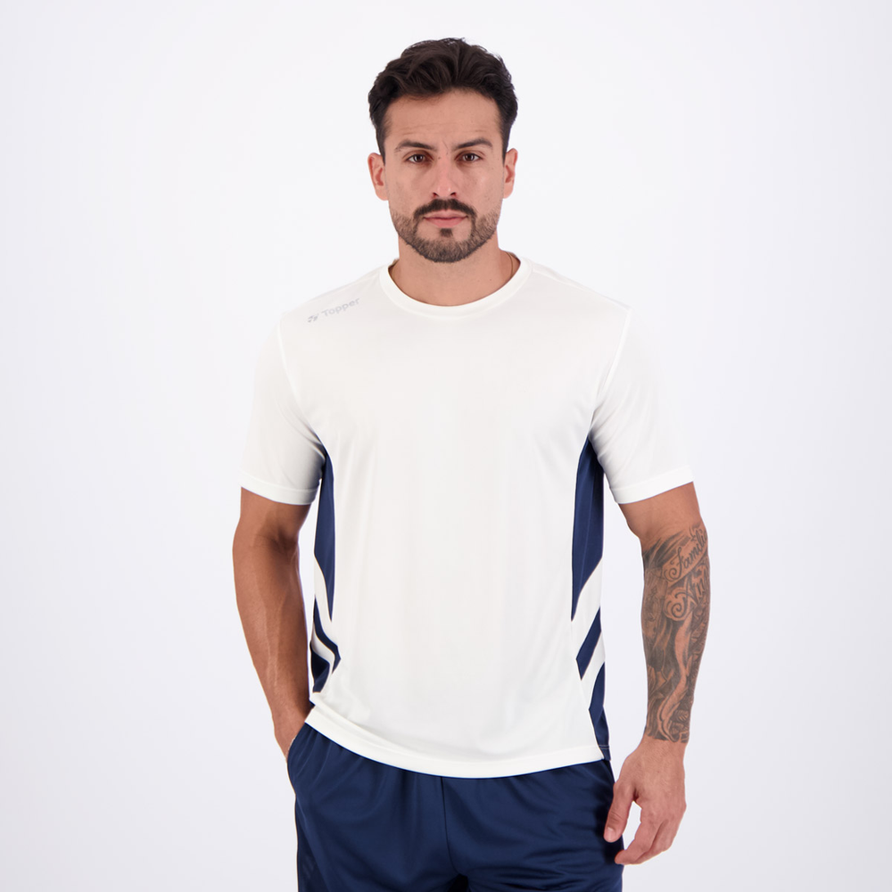 Camiseta Topper Side Off White Camiseta Topper Side Off White