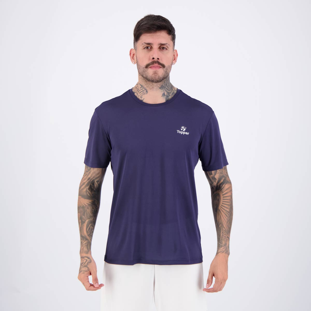 Camiseta Topper Spirit Marinho Camiseta Topper Spirit Marinho