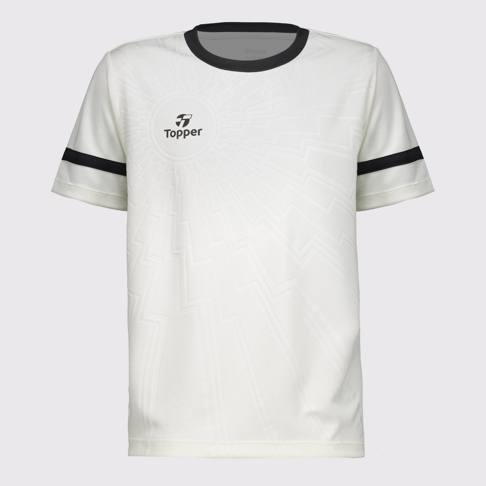 Camiseta Topper Thunder II Juvenil Off White Camiseta Topper Thunder II Juvenil Off White