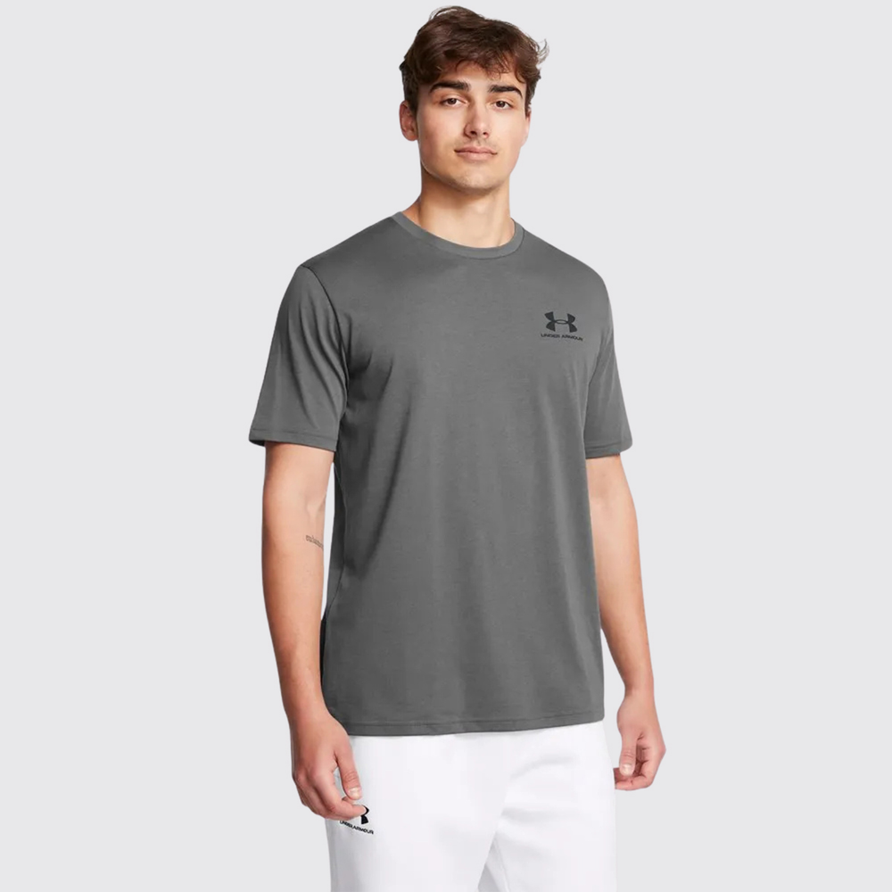 Camiseta Under Armour Left Chest SS Cinza Camiseta Under Armour Left Chest SS Cinza