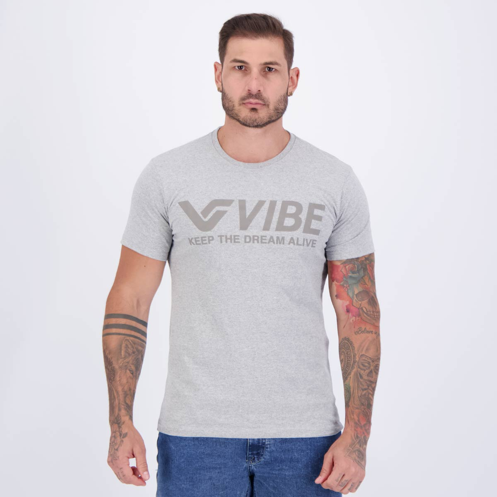 Camiseta Vibe Cinza