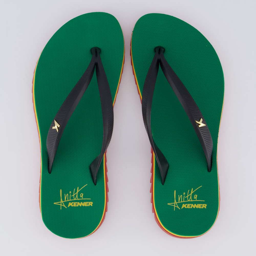 Chinelo Kenner Ibiza Reggae Anitta Feminino Verde Chinelo Kenner Ibiza Reggae Anitta Feminino Verde