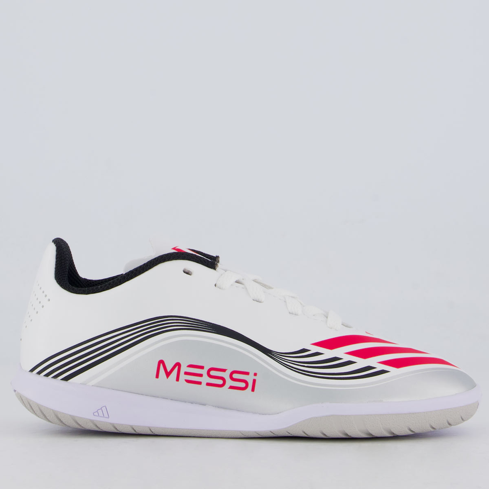 Chuteira Adidas F50 Messi Club Futsal Juvenil Bran