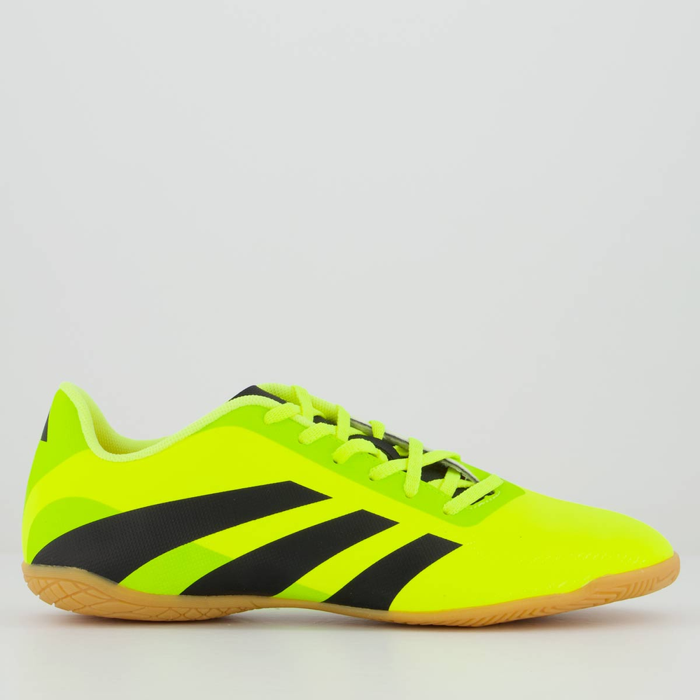 Chuteira Adidas Predator Artilheira 24 IN Futsal Amarela e Preta Chuteira Adidas Predator Artilheira 24 IN Futsal Amarela e Preta