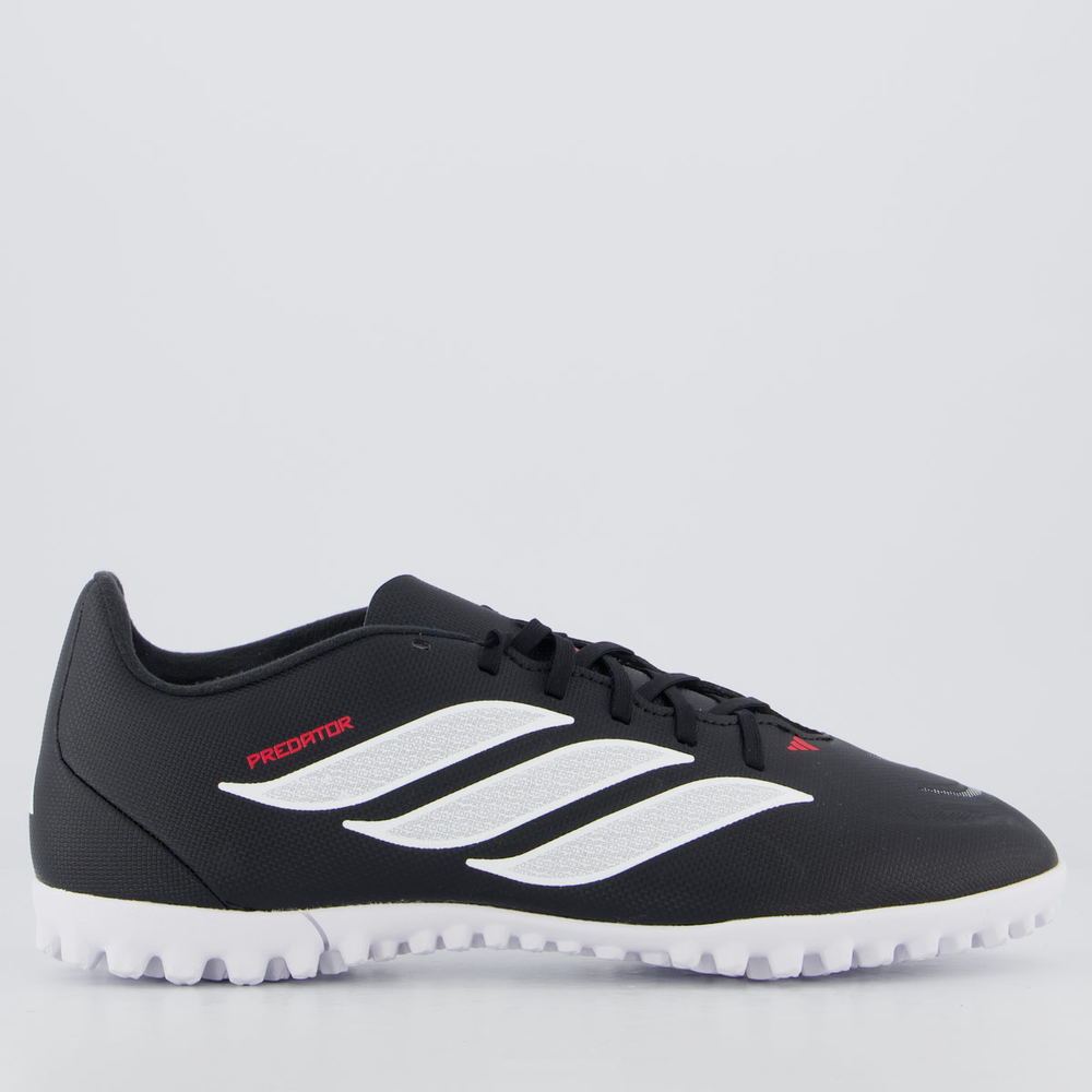 Chuteira Adidas Predator League Futsal Vermelha e Branca Chuteira Adidas Predator League Futsal Vermelha e Branca
