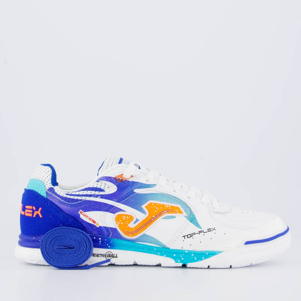 Chuteira Joma Top Flex Rebound Futsal Branco