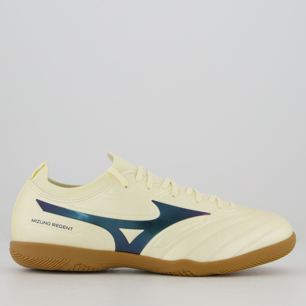 Chuteira Mizuno Regent IN Futsal Off-White Chuteira Mizuno Regent IN Futsal Off-White