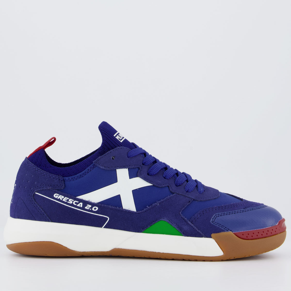 Chuteira Munich New Gresca 2.0 Azul Futsal Chuteira Munich New Gresca 2.0 Azul Futsal