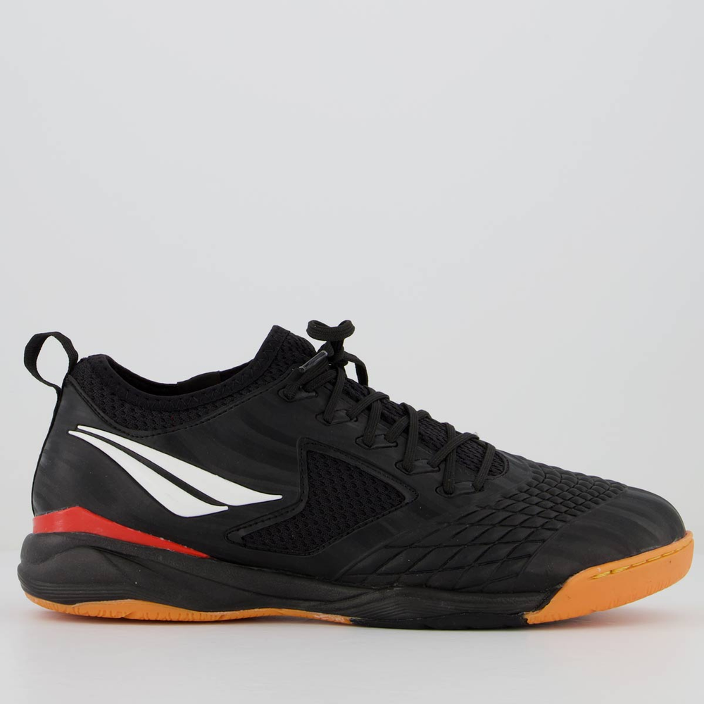 Chuteira Penalty Max 1000 Ecoknit Futsal Preta e Vermelha Chuteira Penalty Max 1000 Ecoknit Futsal Preta e Vermelha