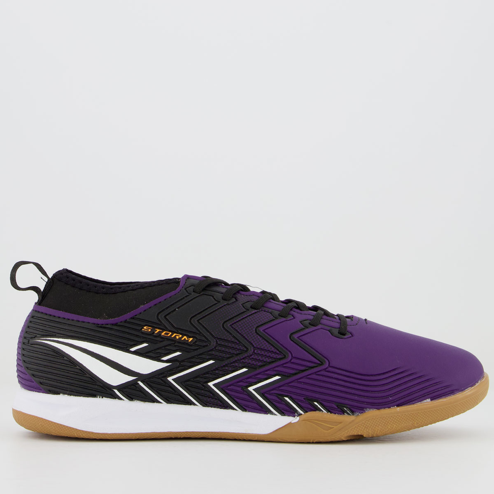Chuteira Penalty Storm Y-3 Futsal Roxa e Preta Chuteira Penalty Storm Y-3 Futsal Roxa e Preta