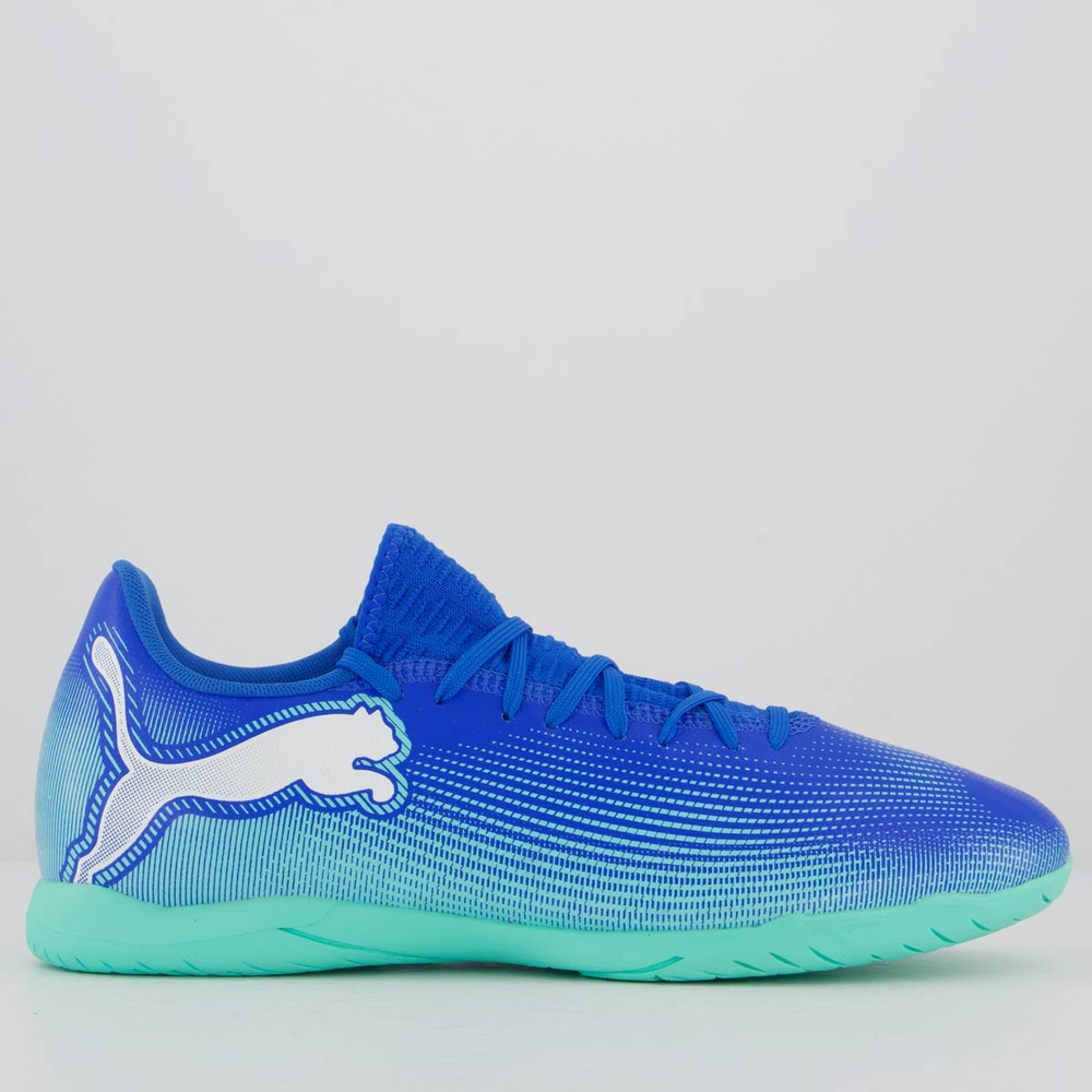Chuteira Puma Future 7 Play IT Futsal Azul