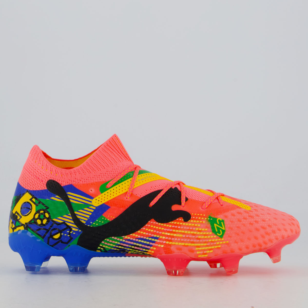 Chuteira Puma Future 7 Ultimate NJR FG/AG Laranja Chuteira Puma Future 7 Ultimate NJR FG/AG Laranja