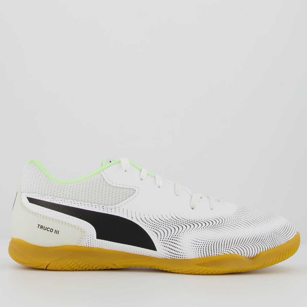 Chuteira Puma Truco III Futsal Branca Chuteira Puma Truco III Futsal Branca