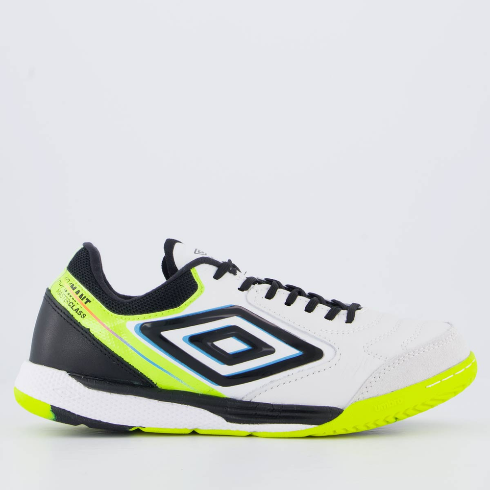 Chuteira Umbro Adamant Master Class Pro Bump Futsal Branca Chuteira Umbro Adamant Master Class Pro Bump Futsal Branca