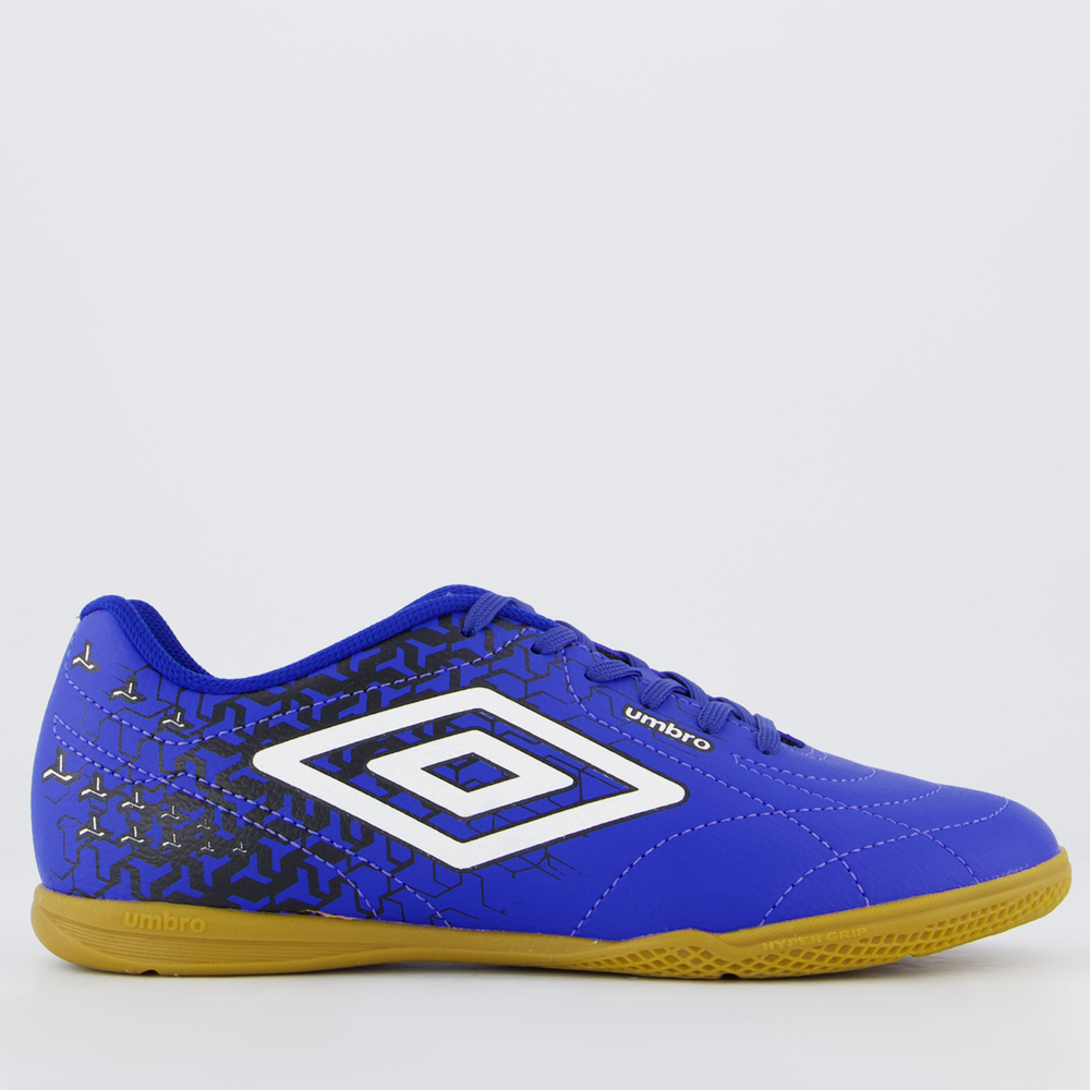 Chuteira Umbro Class Neo Futsal Azul e Branca Chuteira Umbro Class Neo Futsal Azul e Branca