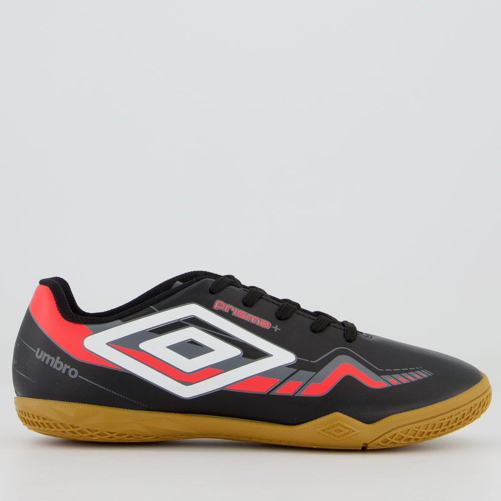 Chuteira Umbro Prisma+ Futsal Juvenil Preta