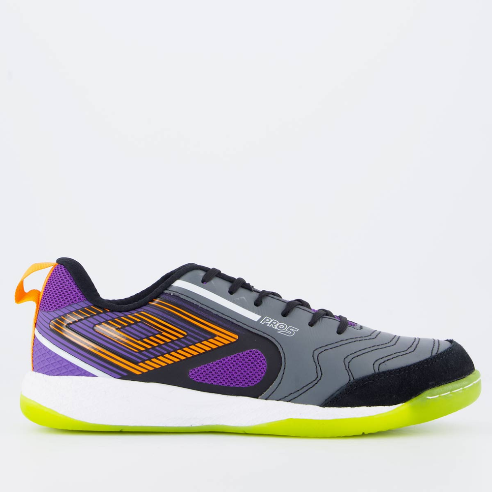 Chuteira Umbro Pro 5 Bump Futsal Grafite