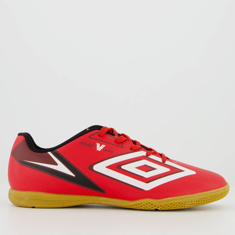 Chuteira Umbro Sala V League Futsal Vermelha