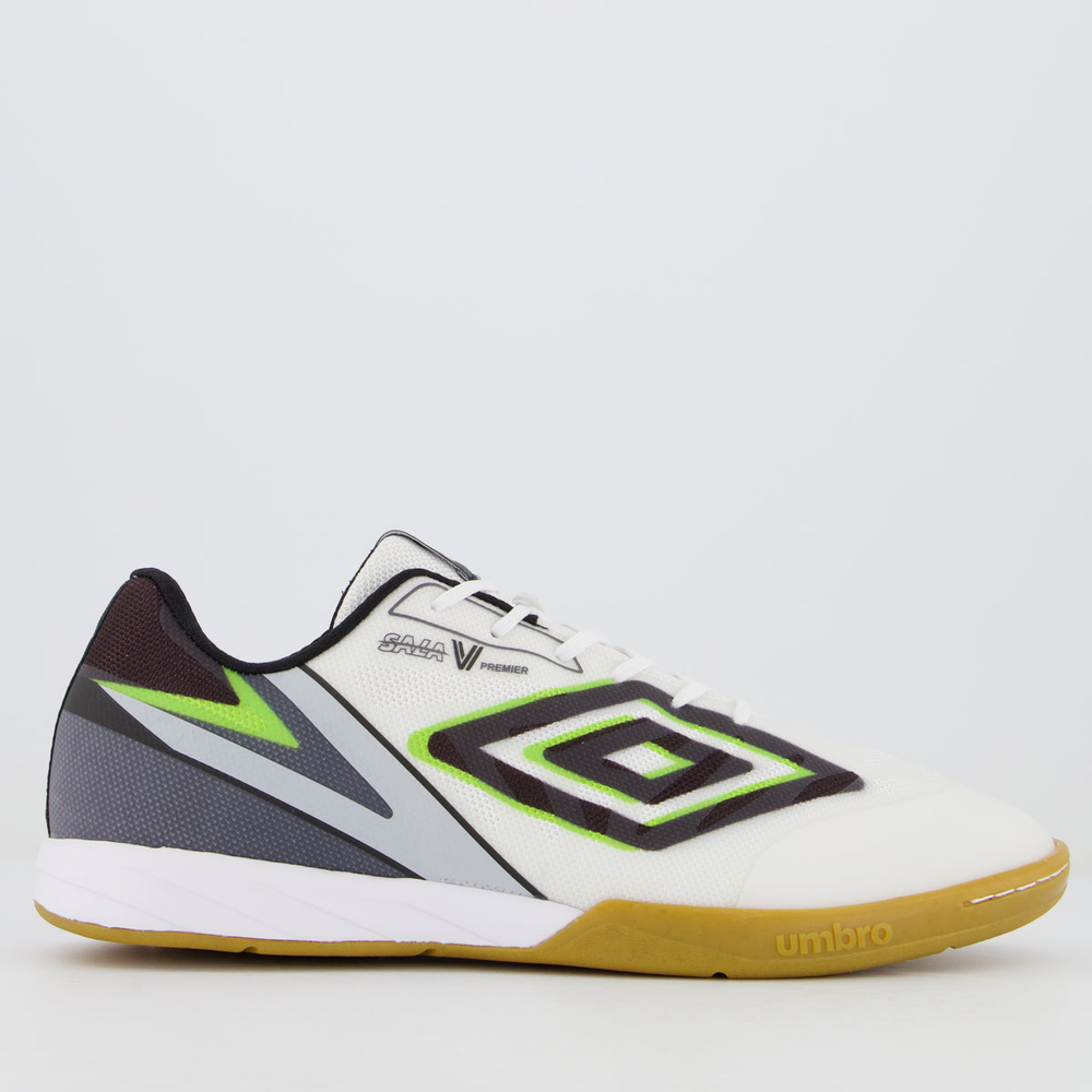 Chuteira Umbro Sala V Premier Futsal Branca