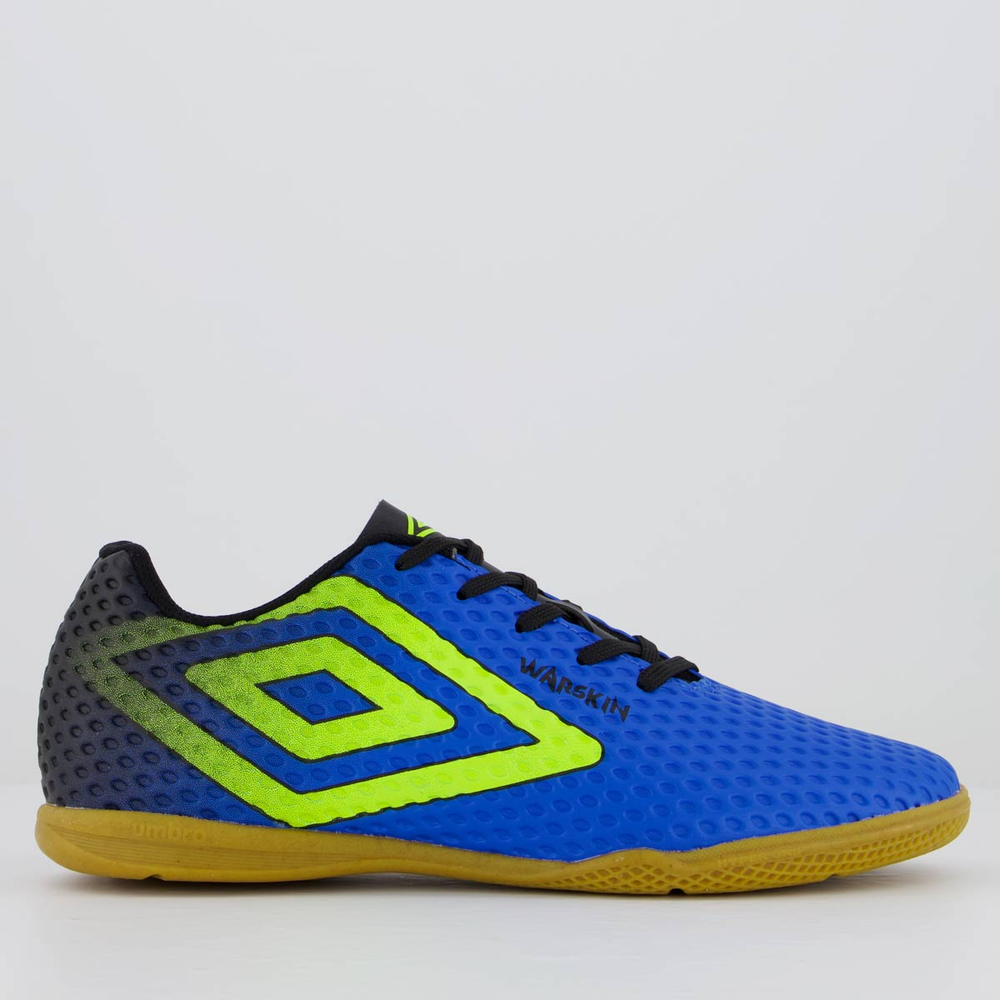 Chuteira Umbro Warskin Futsal Azul Chuteira Umbro Warskin Futsal Azul