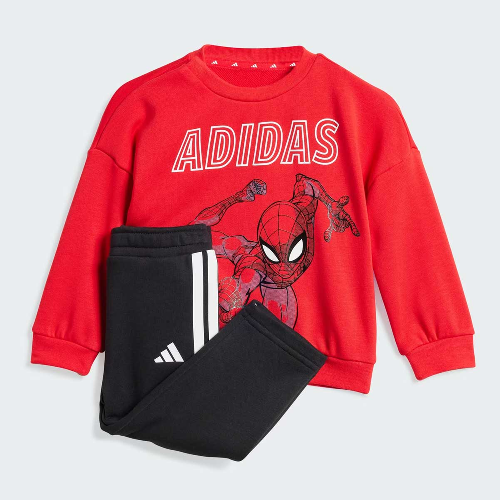 Conjunto Adidas X Marvel Homem Aranha Infantil Vermelho e Preto