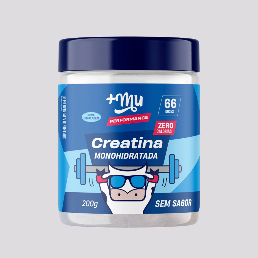 Creatina +Mu Monohidratada 100% Pura 200g Creatina +Mu Monohidratada 100% Pura 200g