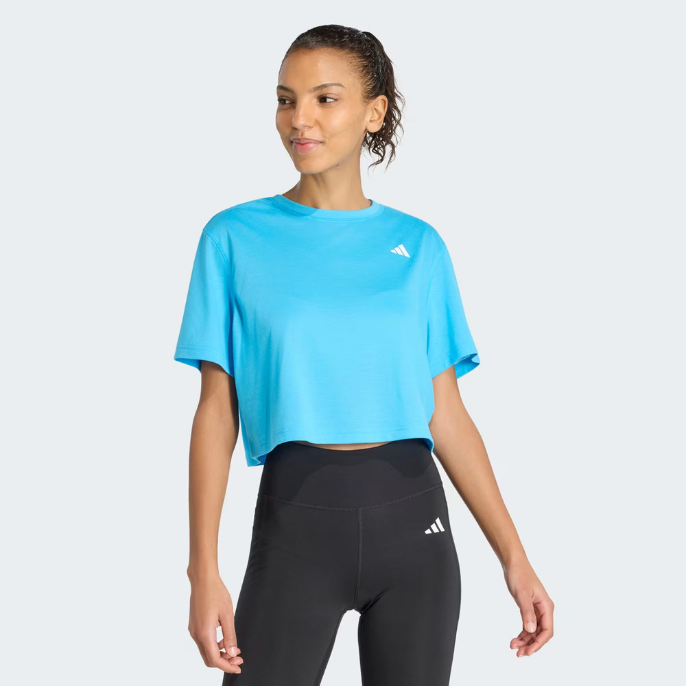 Cropped Adidas We Min Feminino Azul Cropped Adidas We Min Feminino Azul