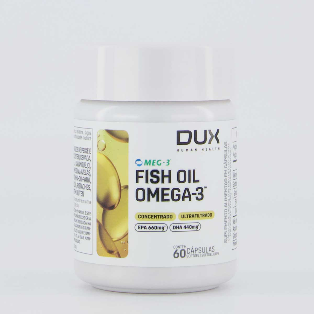 Fish Oil Dux Omega-3 60 Cápsulas Fish Oil Dux Omega-3 60 Cápsulas