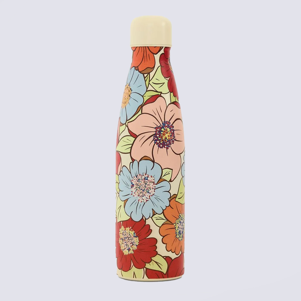 Garrafa Farm Glub Glub Floral Carolina 500ML Off White Garrafa Farm Glub Glub Floral Carolina 500ML Off White