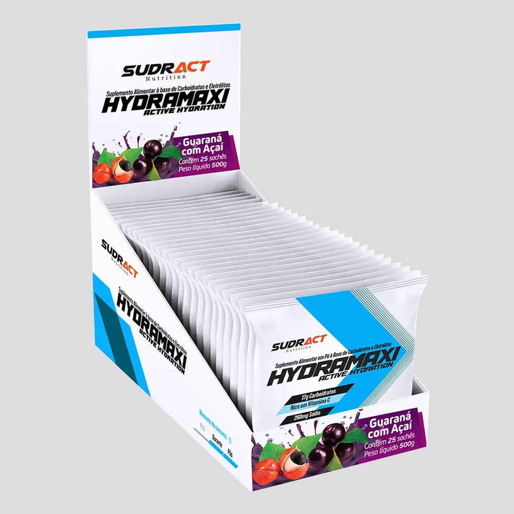 Isotônico Hydramaxi Sudract 25 Sachês de 20g Isotônico Hydramaxi Sudract 25 Sachês de 20g