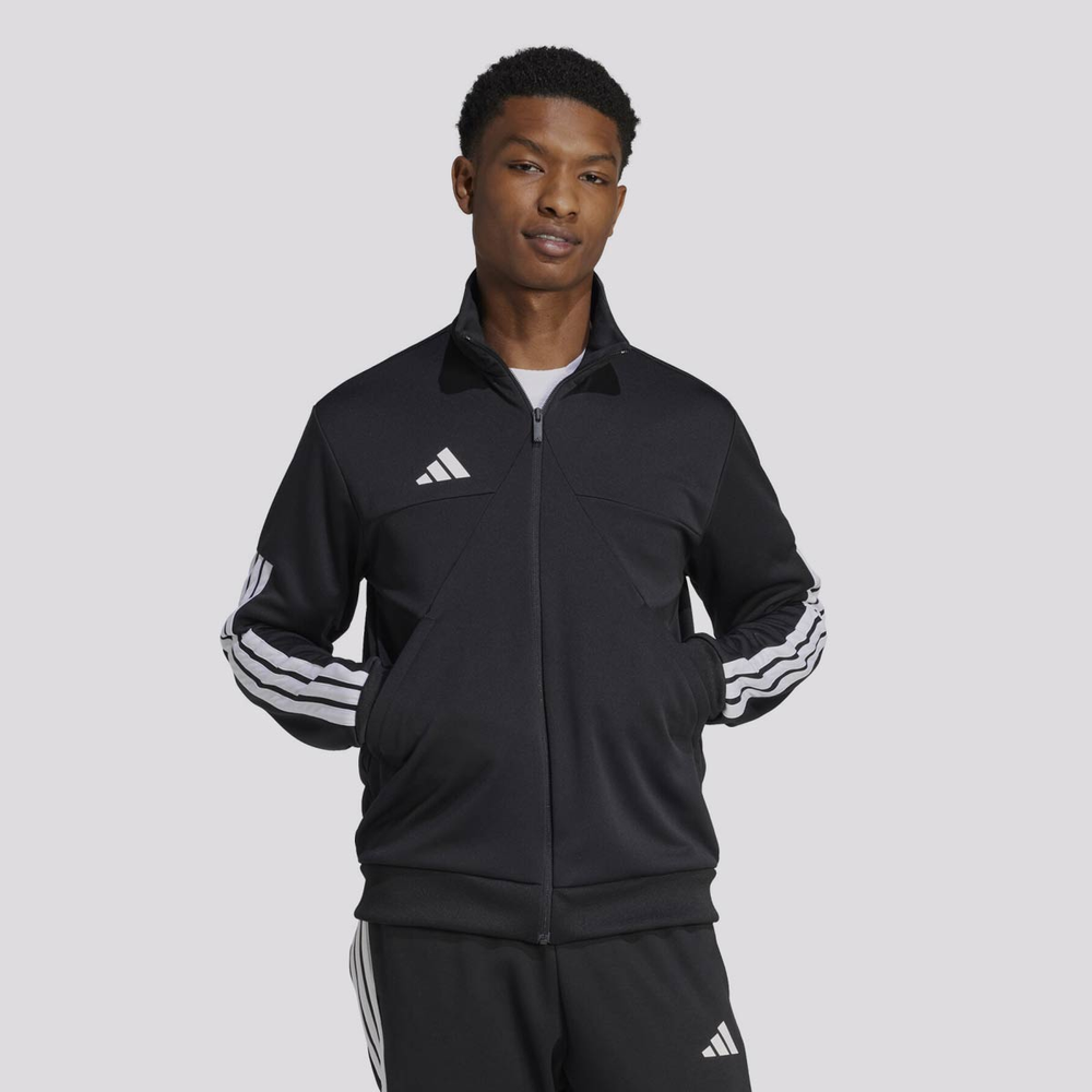 Jaqueta Adidas Tiro Preta e Branca Jaqueta Adidas Tiro Preta e Branca