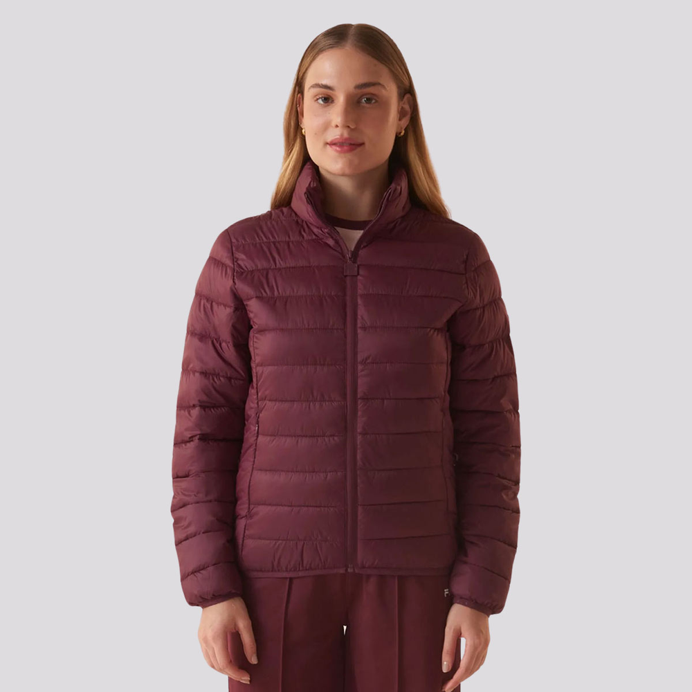 Jaqueta Fila Touch Light Feminina Bordô Jaqueta Fila Touch Light Feminina Bordô