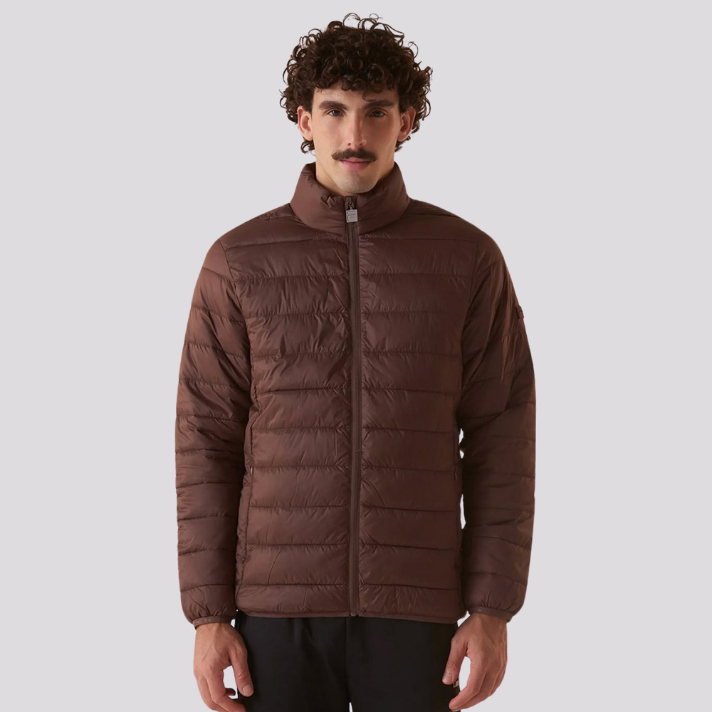 Jaqueta Fila Touch Light Marrom Escuro Jaqueta Fila Touch Light Marrom Escuro