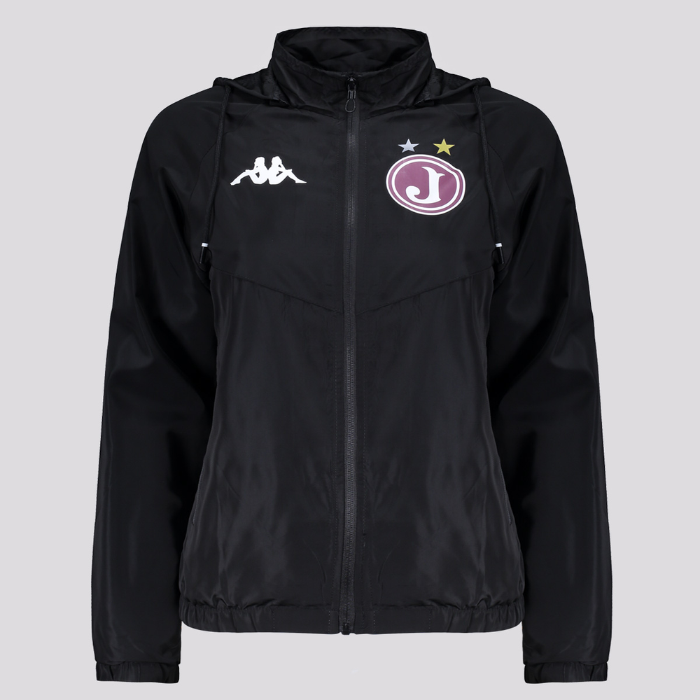 Jaqueta Kappa Juventus Corta Vento Feminina Preta Jaqueta Kappa Juventus Corta Vento Feminina Preta