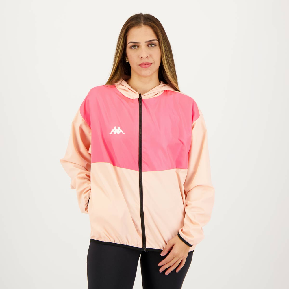 Jaqueta Kappa Quebra Vento Lory Feminina Rosa Jaqueta Kappa Quebra Vento Lory Feminina Rosa