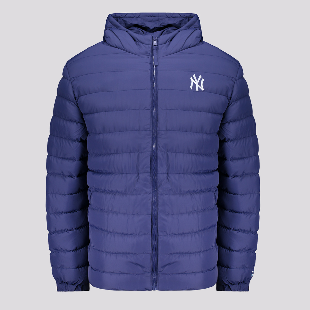 Jaqueta New Era MLB New York Yankees Puffer Basic Marinho Jaqueta New Era MLB New York Yankees Puffer Basic Marinho