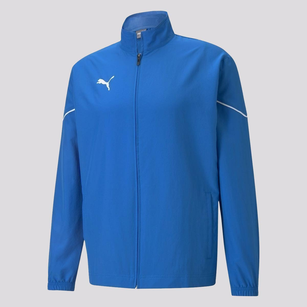 Jaqueta Puma Teamrise Sideline Azul Jaqueta Puma Teamrise Sideline Azul
